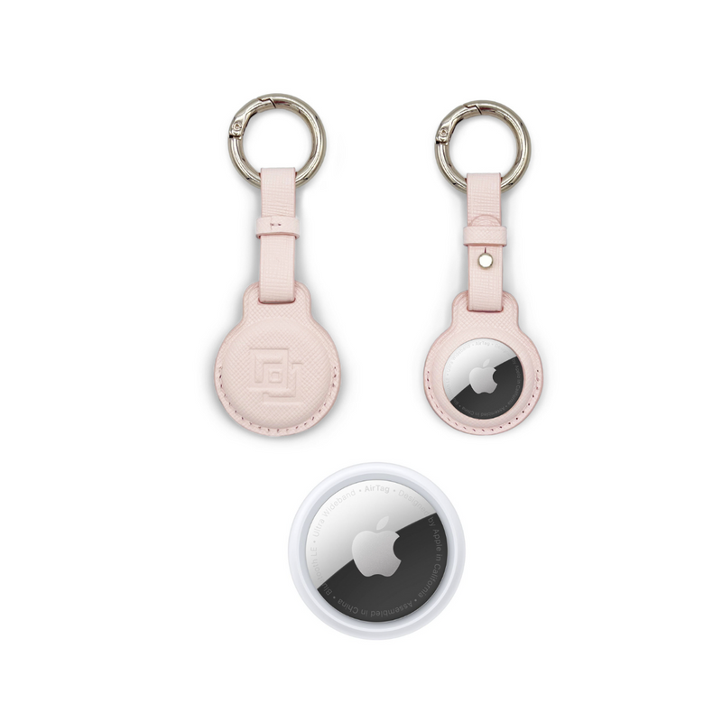 AirTag + Rosé Light Pink Cover Bundle